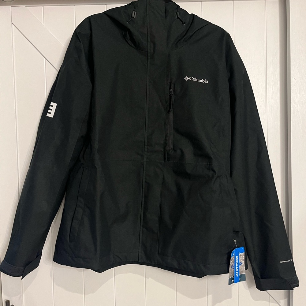 *NEW* Columbia Women’s Black Hikebound II Waterproof Jacket XL